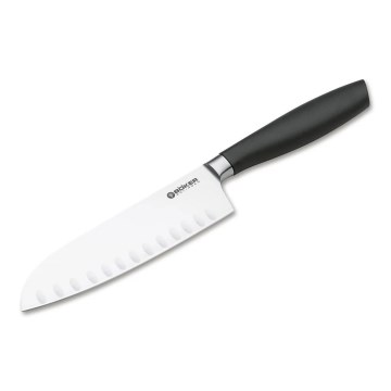 Böker - santoku virtuvinis peilis CORE PROFESSIONAL 16,5 cm juodas