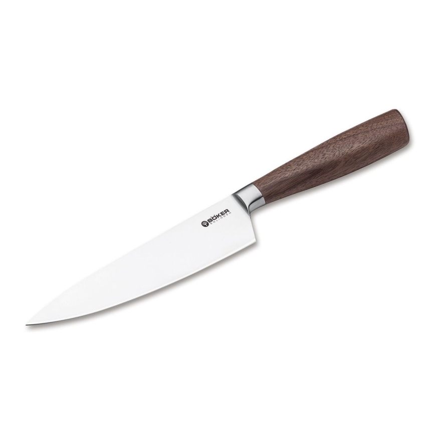 Böker - virtuvinis peilis CORE 16 cm, riešutmedžio rankena