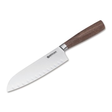 Böker - Virtuvinis santoku peilis CORE 16,5 cm, riešutmedžio rankena