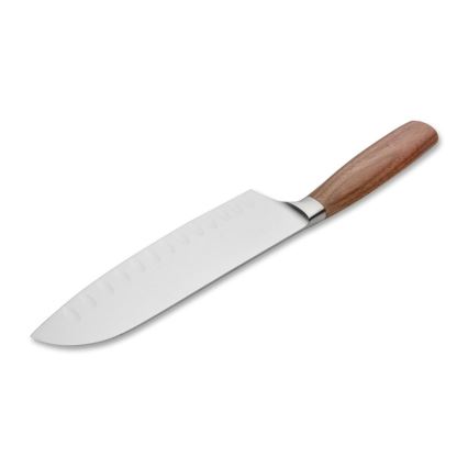 Böker - Virtuvinis santoku peilis CORE 16,5 cm, riešutmedžio rankena