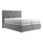 Boxspring lova su čiužiniu ir viršutiniu čiužiniu ELEN 160x200 cm pilka