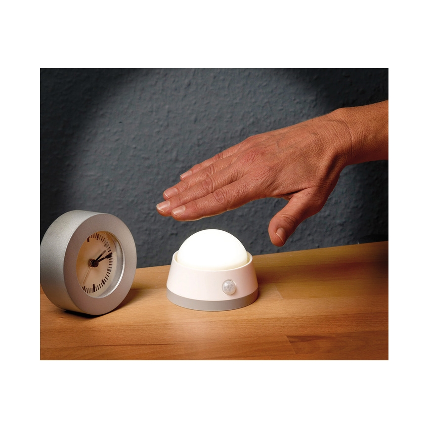 Brennenstuhl - LED naktinis šviestuvas su jutikliu pohybu LED/3xAA 3000K