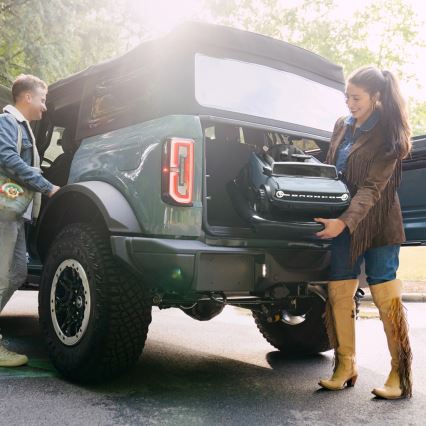 Bright Starts - Kūdikių vaikštynė FORD BRONCO 3xAA