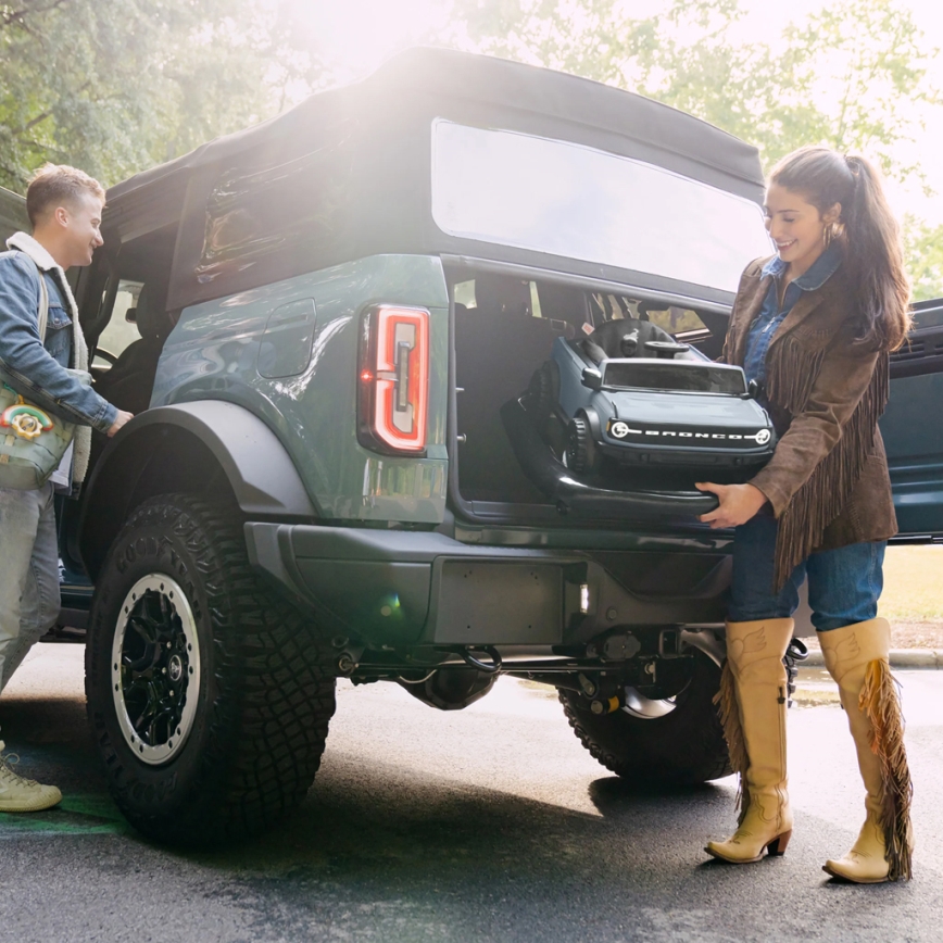 Bright Starts - Kūdikių vaikštynė FORD BRONCO 3xAA