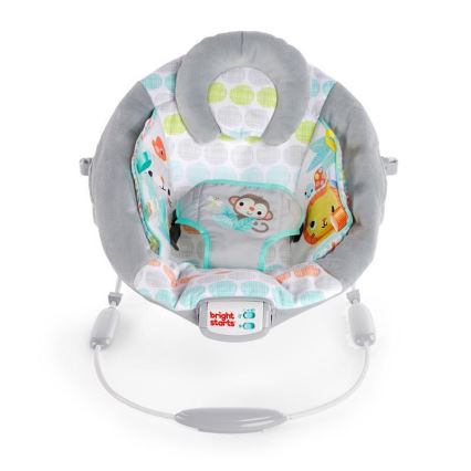 Bright Starts - Kūdikių vibruojantis gultas su melodija WHIMSICAL WILD 3xLR14