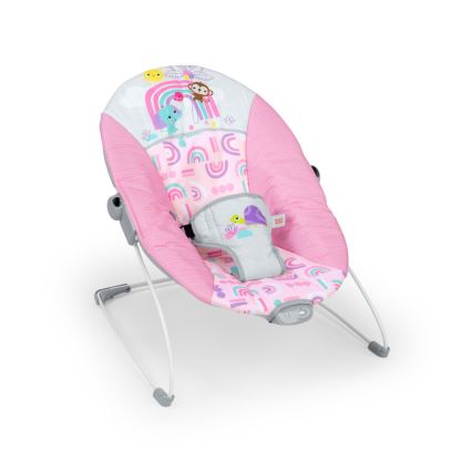 Bright Starts - Kūdikių vibruojantis rokeris PINK PARADISE 1xLR14