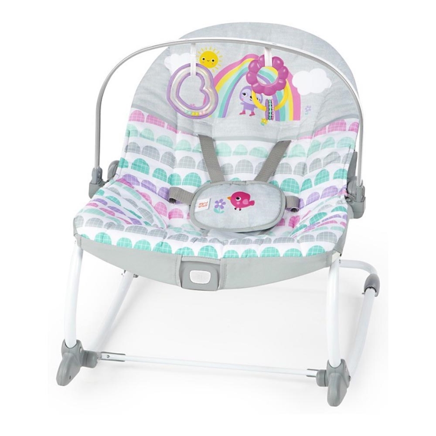 Bright Starts - Kūdikių vibruojantis rokeris ROSY RAINBOW 1xLR14