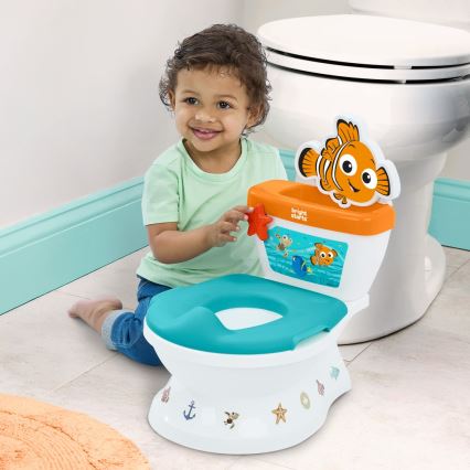 Bright Starts - Vaikiškas tualetas su garso efektais MY SIZE Finding Nemo 2xAAA