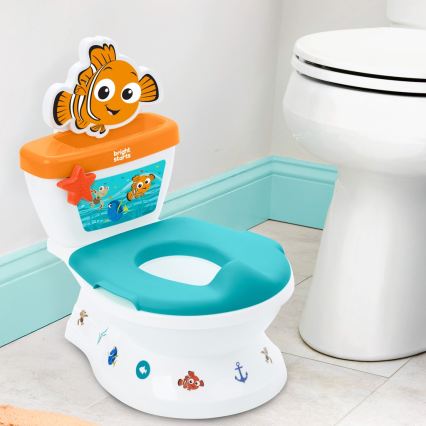 Bright Starts - Vaikiškas tualetas su garso efektais MY SIZE Finding Nemo 2xAAA