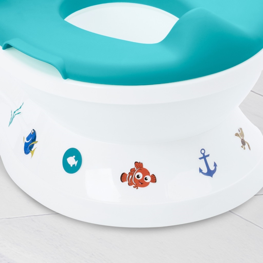 Bright Starts - Vaikiškas tualetas su garso efektais MY SIZE Finding Nemo 2xAAA