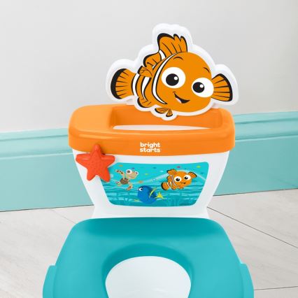 Bright Starts - Vaikiškas tualetas su garso efektais MY SIZE Finding Nemo 2xAAA