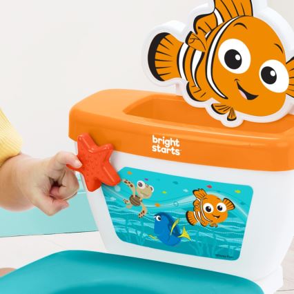 Bright Starts - Vaikiškas tualetas su garso efektais MY SIZE Finding Nemo 2xAAA