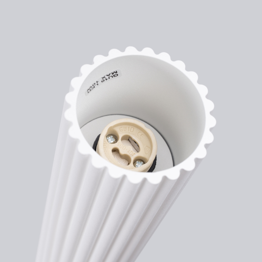 Brilagi - Akcentinis apšvietimas CRESTO 1xGU10/10W/230V 10 cm balta