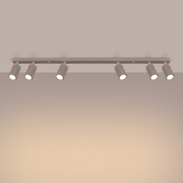 Brilagi - Akcentinis apšvietimas CRESTO 6xGU10/10W/230V taupe