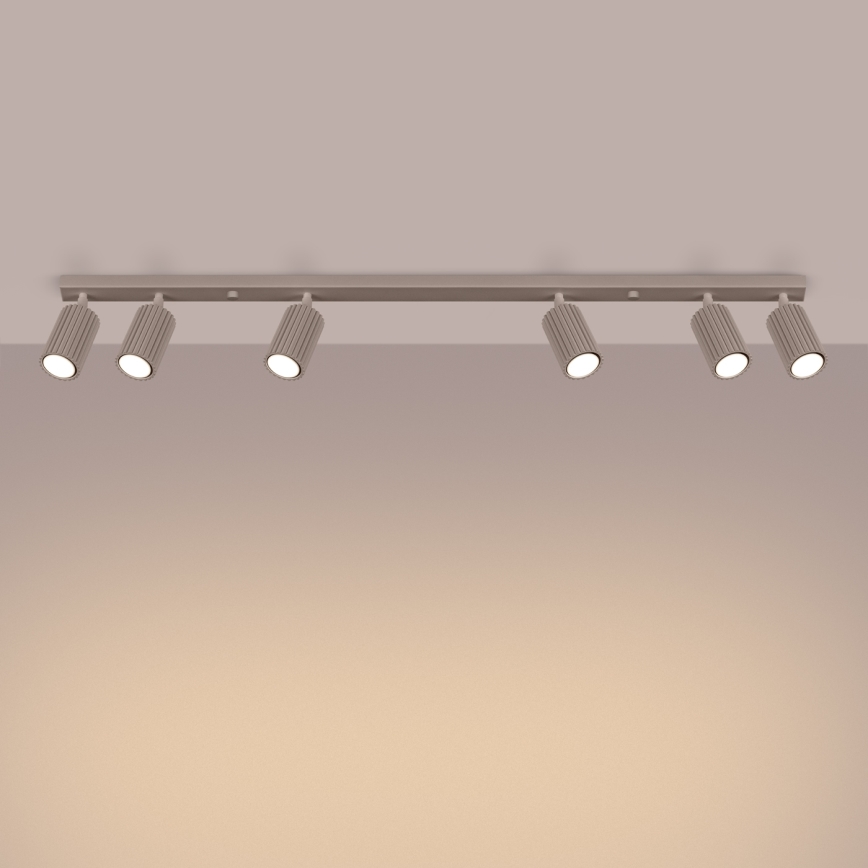 Brilagi - Akcentinis apšvietimas CRESTO 6xGU10/10W/230V taupe