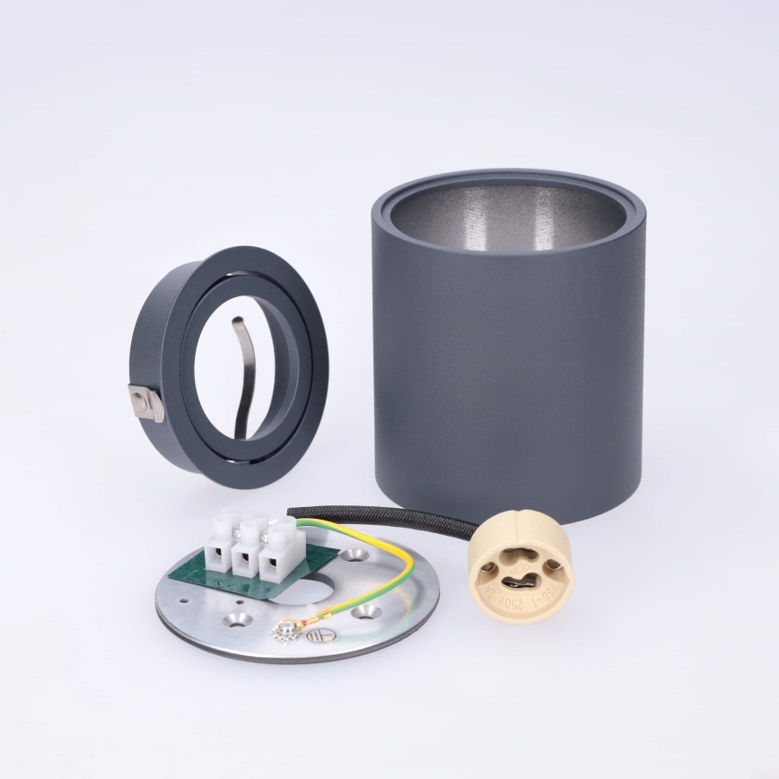 BRILAGI - Akcentinis apšvietimas MIA 1xGU10/30W/230V 84x80 mm antracitas