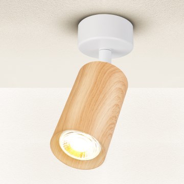 Brilagi - Akcentinis apšvietimas SELE 1xGU10/30W/230V balta/ąžuolo dekoras