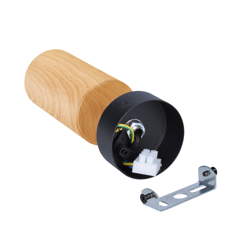 Brilagi - Akcentinis apšvietimas SELE 1xGU10/30W/230V juoda/ąžuolo dekoras