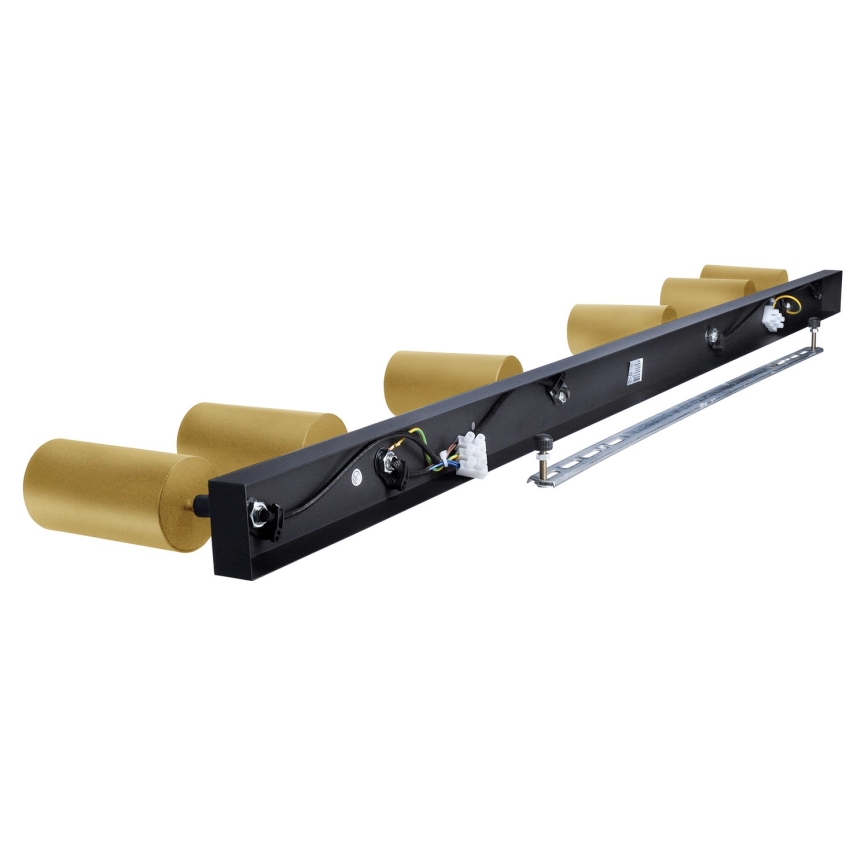 Brilagi - Akcentinis apšvietimas SELE GOLDEN 6xGU10/30W/230V juoda/auksas