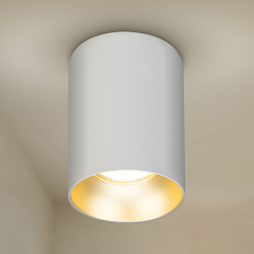 Brilagi - Akcentinis apšvietimas TRINE 1xGU10/30W/230V balta/auksas