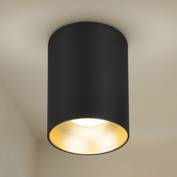 Brilagi - Akcentinis apšvietimas TRINE 1xGU10/30W/230V juoda/auksas