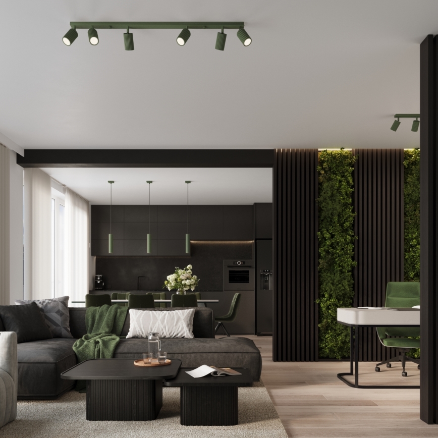 Brilagi - Akcentinis šviestuvas CRESTO 4xGU10/10W/230V žalias