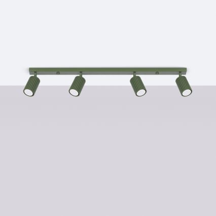 Brilagi - Akcentinis šviestuvas CRESTO 4xGU10/10W/230V žalias