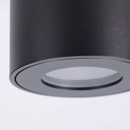 BRILAGI - Akcentinis vonios šviestuvas MIA 1xGU10/30W/230V 84x80 mm juoda IP54