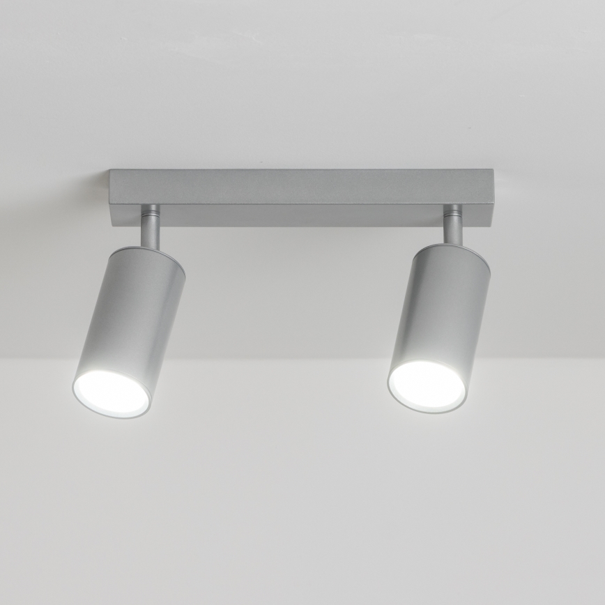 Brilagi - Akcentinis vonios šviestuvas SELE 2xGU10/30W/230V IP44 sidabras