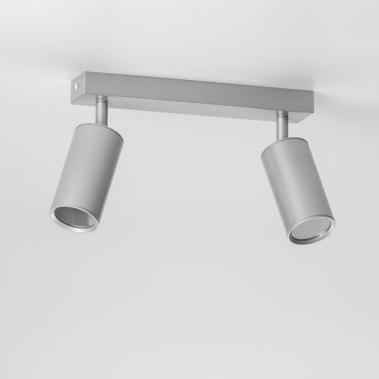 Brilagi - Akcentinis vonios šviestuvas SELE 2xGU10/30W/230V IP44 sidabras
