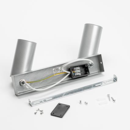 Brilagi - Akcentinis vonios šviestuvas SELE 2xGU10/30W/230V IP44 sidabras
