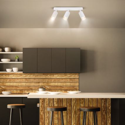 Brilagi - Akcentinis vonios šviestuvas SELE 3xGU10/30W/230V IP44 balta