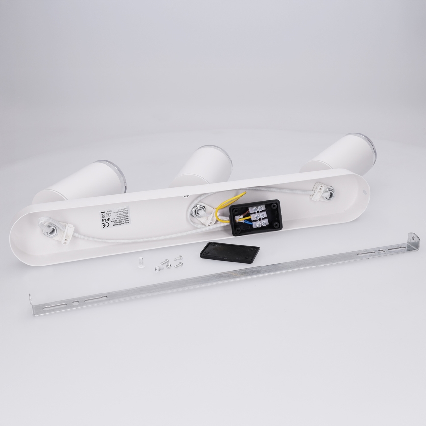 Brilagi - Akcentinis vonios šviestuvas SELE 3xGU10/30W/230V IP44 balta