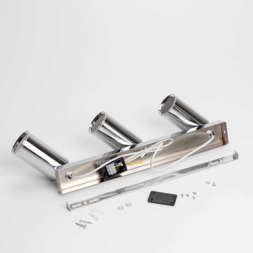 Brilagi - Akcentinis vonios šviestuvas SELE 3xGU10/30W/230V IP44 blizgus chromas