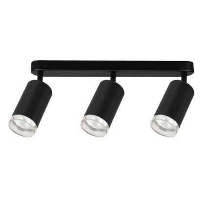 Brilagi - Akcentinis vonios šviestuvas SELE 3xGU10/30W/230V IP44 juoda