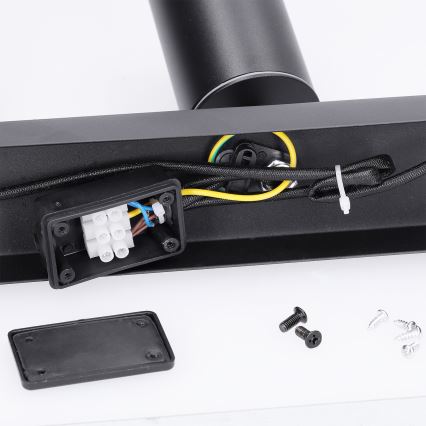 Brilagi - Akcentinis vonios šviestuvas SELE 3xGU10/30W/230V IP44 juoda