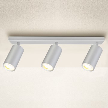 Brilagi - Akcentinis vonios šviestuvas SELE 3xGU10/30W/230V IP44 sidabras