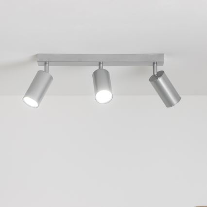 Brilagi - Akcentinis vonios šviestuvas SELE 3xGU10/30W/230V IP44 sidabras