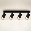 Brilagi - Akcentinis vonios šviestuvas SELE 4xGU10/30W/230V IP44 juoda