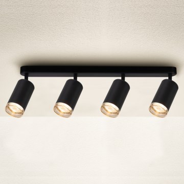 Brilagi - Akcentinis vonios šviestuvas SELE 4xGU10/30W/230V IP44 juoda