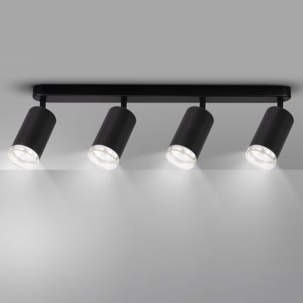 Brilagi - Akcentinis vonios šviestuvas SELE 4xGU10/30W/230V IP44 juoda