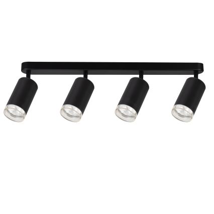Brilagi - Akcentinis vonios šviestuvas SELE 4xGU10/30W/230V IP44 juoda