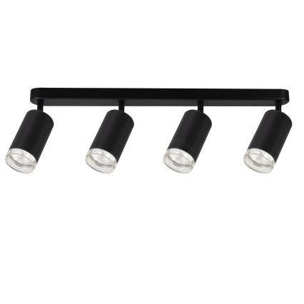Brilagi - Akcentinis vonios šviestuvas SELE 4xGU10/30W/230V IP44 juoda