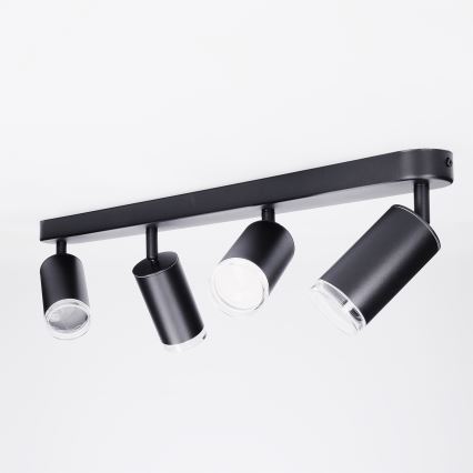 Brilagi - Akcentinis vonios šviestuvas SELE 4xGU10/30W/230V IP44 juoda