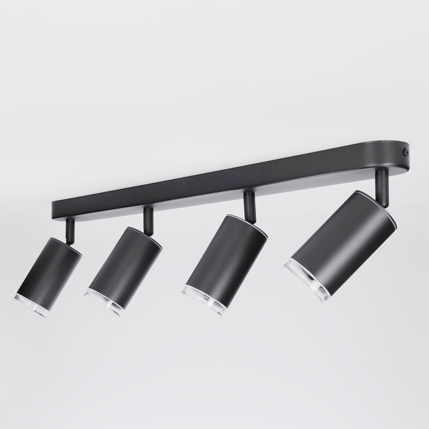Brilagi - Akcentinis vonios šviestuvas SELE 4xGU10/30W/230V IP44 juoda