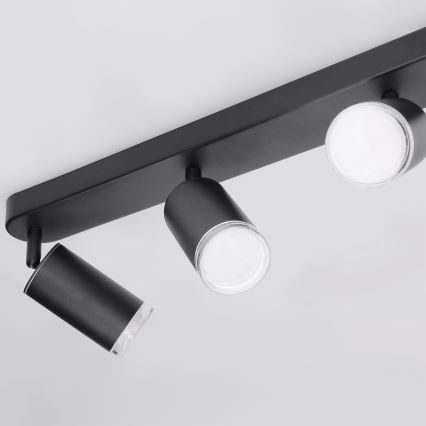Brilagi - Akcentinis vonios šviestuvas SELE 4xGU10/30W/230V IP44 juoda