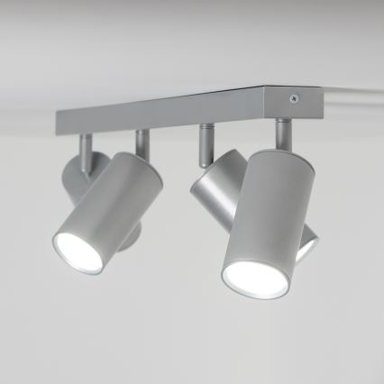 Brilagi - Akcentinis vonios šviestuvas SELE 4xGU10/30W/230V IP44 sidabras