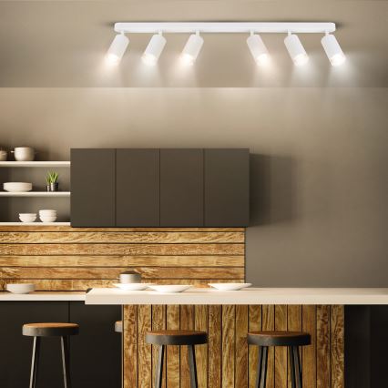 Brilagi - Akcentinis vonios šviestuvas SELE 6xGU10/30W/230V IP44 balta