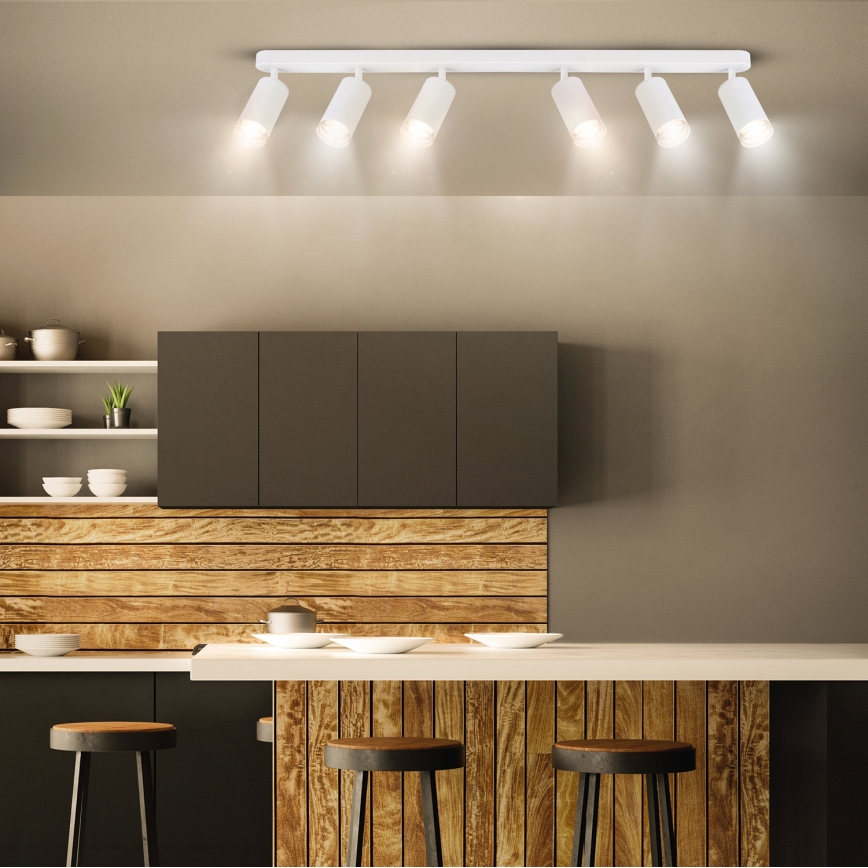 Brilagi - Akcentinis vonios šviestuvas SELE 6xGU10/30W/230V IP44 balta