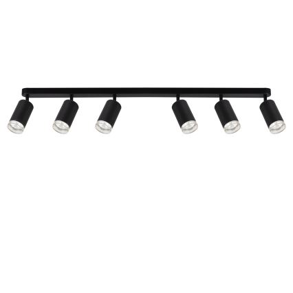 Brilagi - Akcentinis vonios šviestuvas SELE 6xGU10/30W/230V IP44 juoda